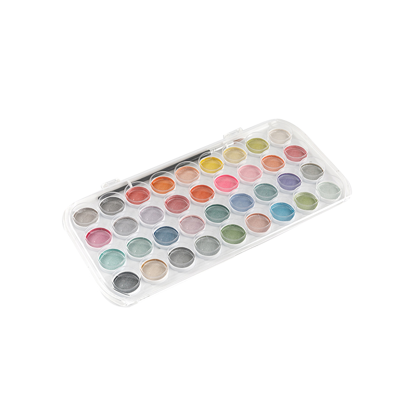 Mitkä ovat Pearlescent Watercolor -sarjan edut verrattuna säännöllisiin vesivärisarjoihin?
