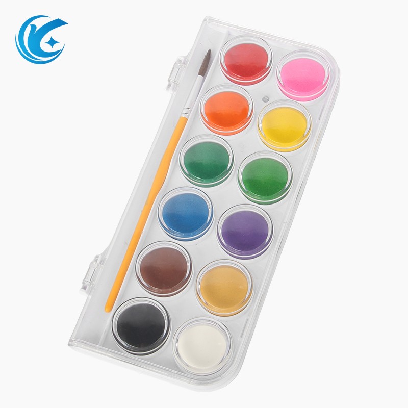 Shimmer 12 Colors Solid Watercolour Paint